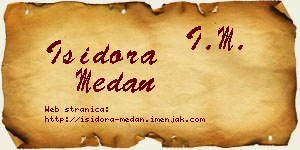 Isidora Medan vizit kartica